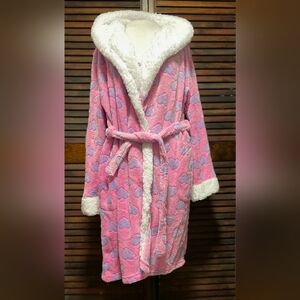 Heart Patterned Robe with Pretty sequin love design!